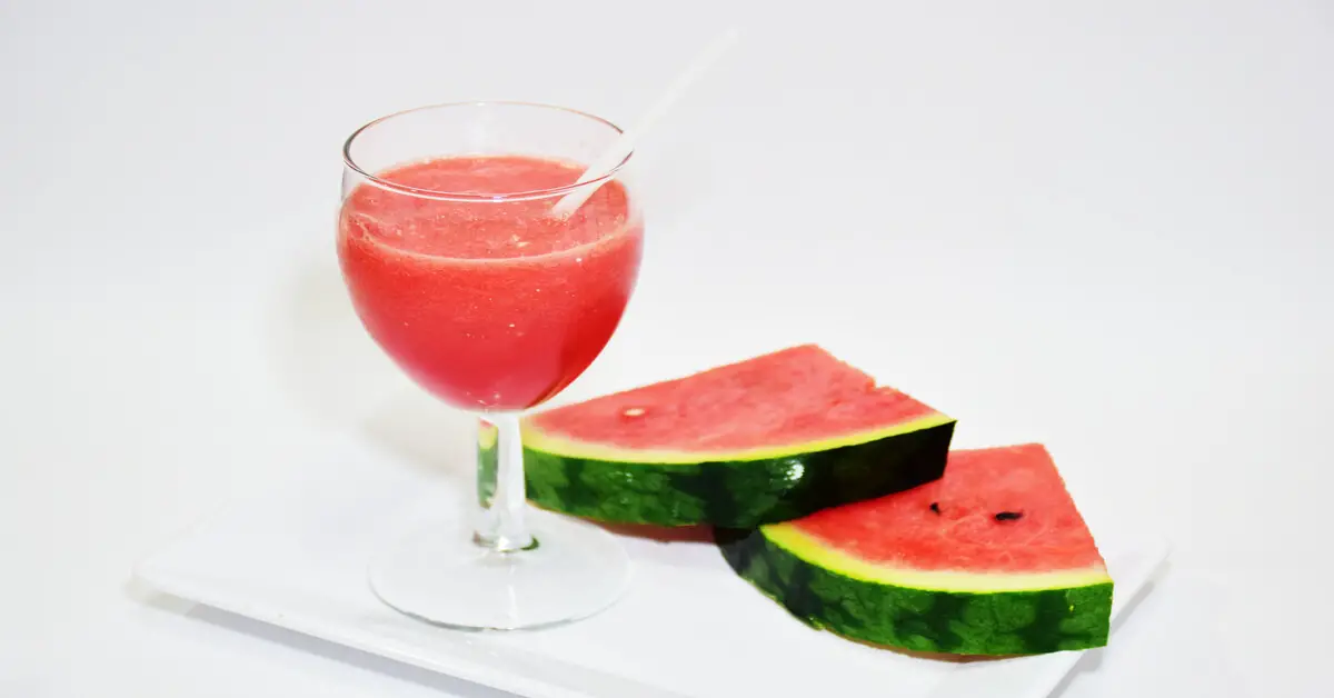 Watermelon benefits of eating or drinking the fruit.